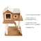 Pet Adobe 3-tier 34.5-inch Cat Tree Multilevel Tower with Scratching Posts, Ladder and Toys for Cats/Kittens 599663DNS - alternate 3